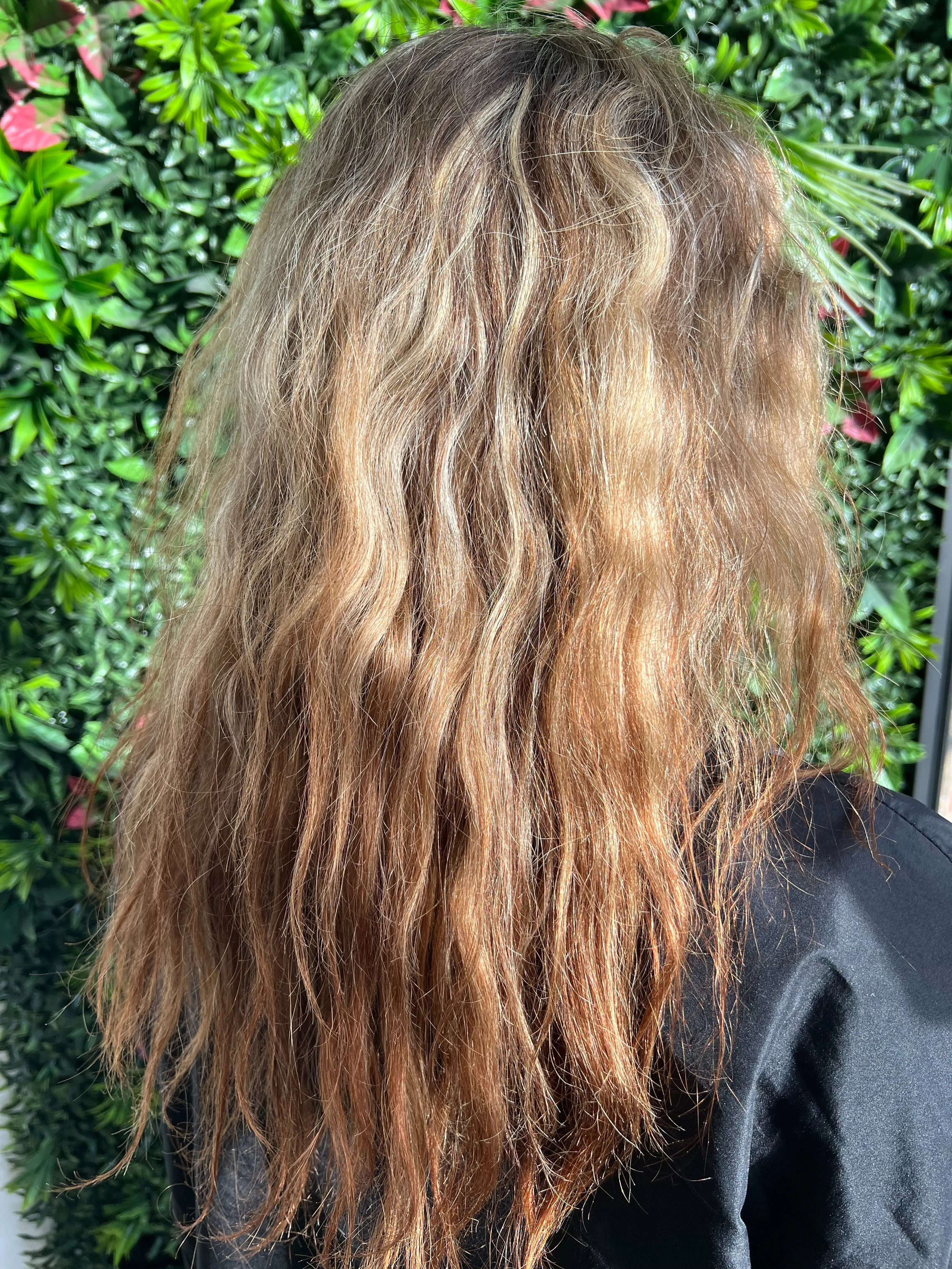 Before coloring treatment