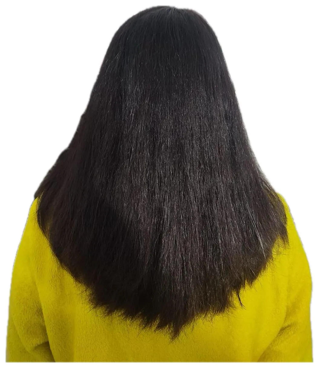 Cabello antes del alisado